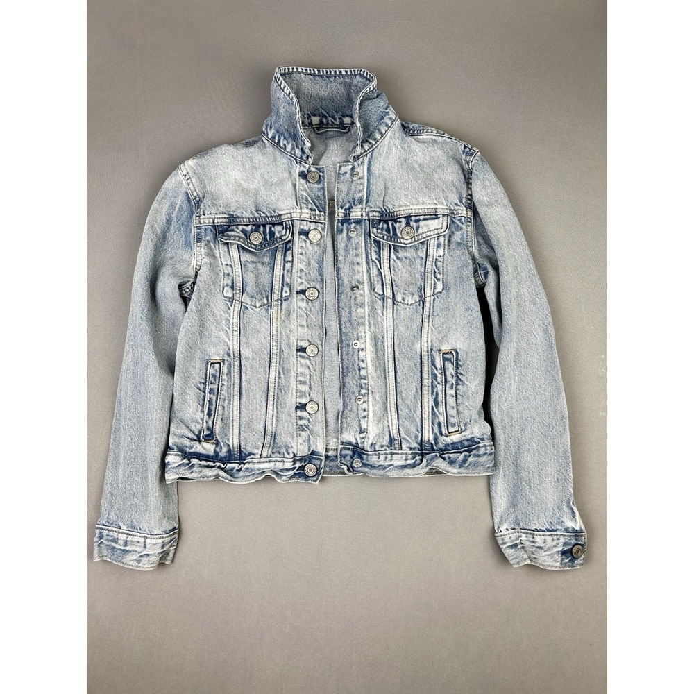 GAP Denim Girls XXL Crop Light‎ Wash Jean Jacket